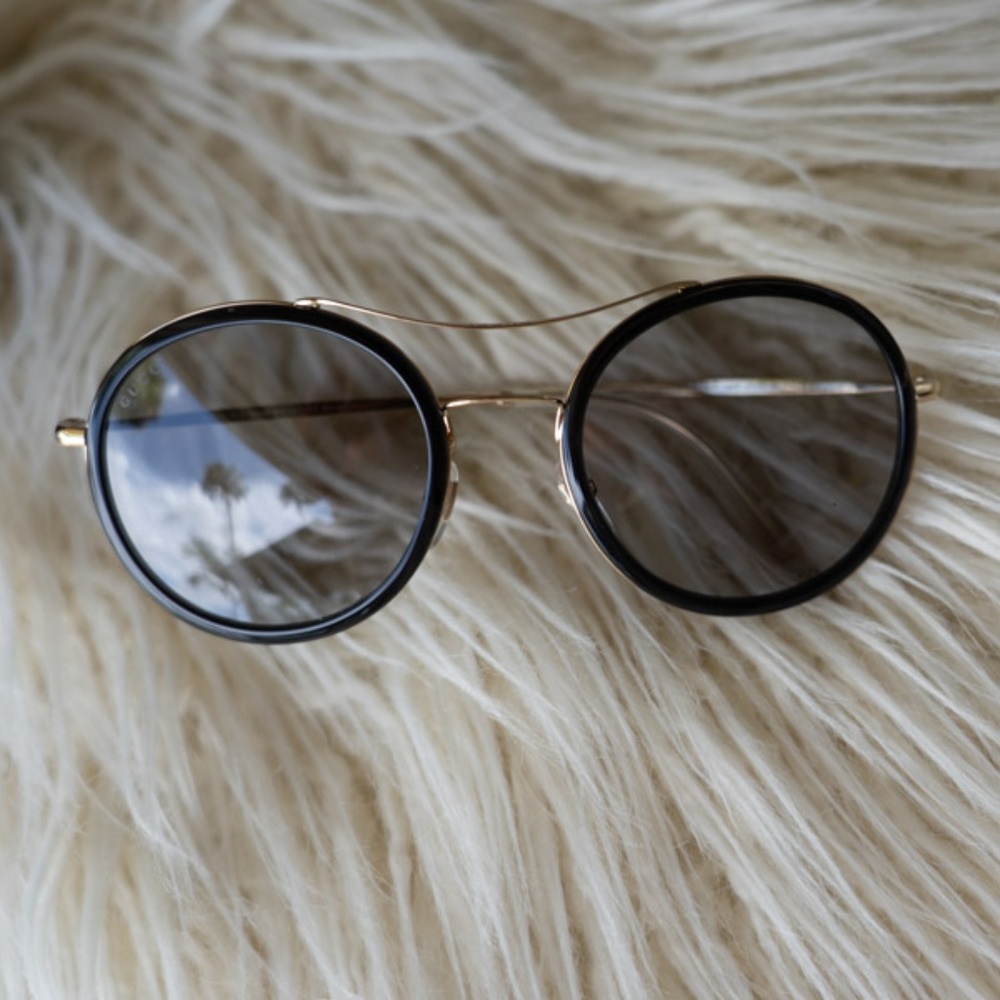 NEW Authentic Gucci Round Wire Frame Sunglasses